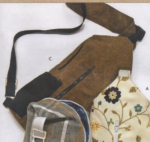 Kwik Sew Pattern 4276 Sling Bags, Crossbody in 2 Sizes, Adjustable Straps, New - Picture 6 of 12