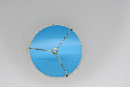 NEW JOHN RICHARD COLLECTION CONTOURED LAMP SHADE Faux Leather Cone 8X23X14 - Picture 5 of 5