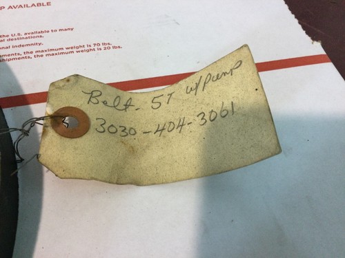 M800 series 5 ton Water Pump Belt, NOS, Excellent Condition,NSN 3030-01-404-3061 - Bild 2 von 5