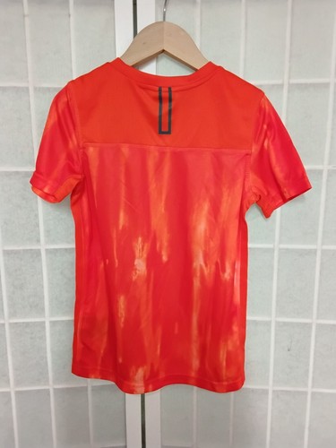 Russell Boys Printed Tee- Dri-power 360- Orange S (6-7) Brand New - Picture 2 of 2