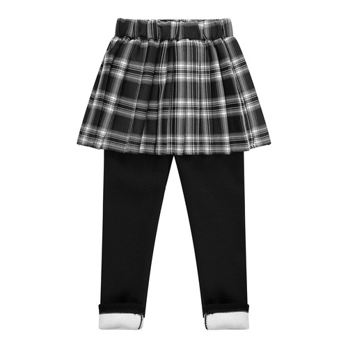 Girls Cotton Thick Pantskirt Winter Tights Thermal Pants Culottes Footless Pants - Picture 7 of 55
