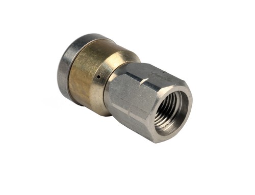 Schieffer 1/4" x 100' 4400 PSI Thermoplastic Sewer Jetter Hose & 5.5 Nozzles - Picture 6 of 9