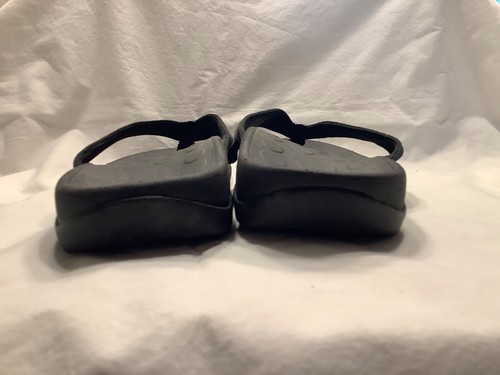 Orthaheel Tide Womens size 8 Black  Supportive Insole Comfort Flip Flops - Picture 3 of 4