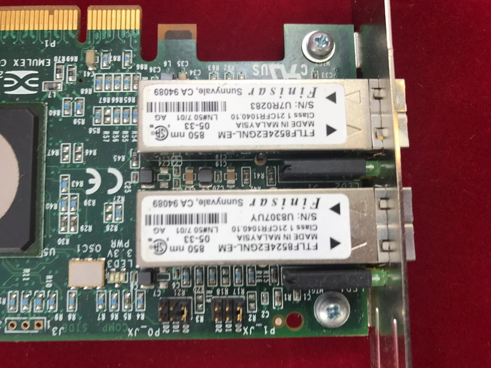 HP 4GB Emulex A8003A FC PCIE HBA LPe11002 A8003-60001 397740-001 FC1120005-01C - Image 4 of 4