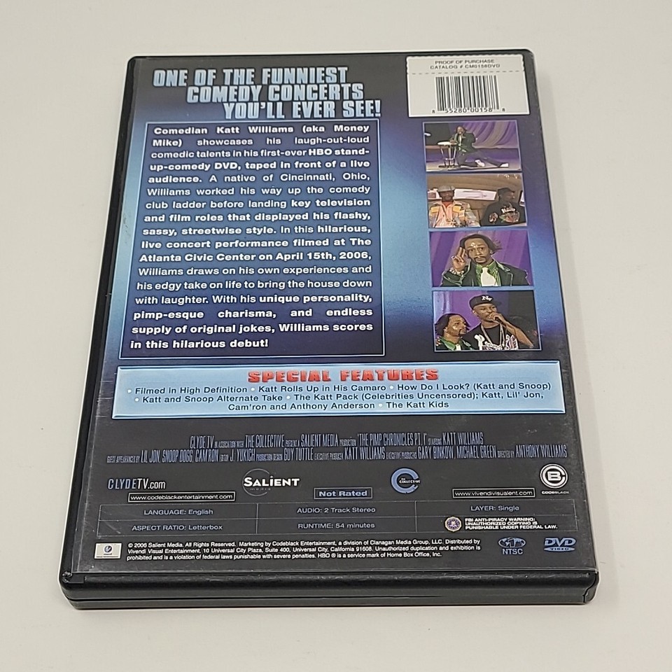 Katt Williams The Pimp Chronicles Pt. 1 Download Katt Williams The Pimp Chronicles Pt. 1 (DVD, 2006) Funny Comedy