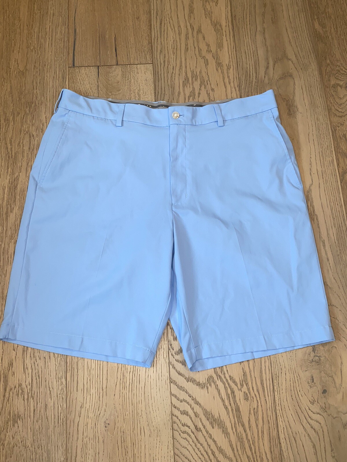 WALTER HAGEN 11 MAJORS MENS LIGHT BLUE GOLF SHORTS SI… Gem