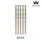 Lot of Diamond Coated Drill Bits 1.5 - 1.7 mm - Electroplated for Precision Dril