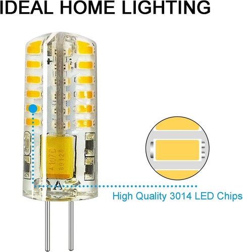 5-20pc 4W G9 LED Corn Bulb Lamps Candelabra Ceiling Fan Daylight Ceramics Lamps - Picture 6 of 17