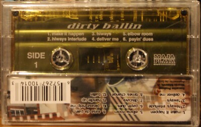 DISCUVA **Dirty Ballin** 1998 Florida Hip Hop LP Cassette MAJA