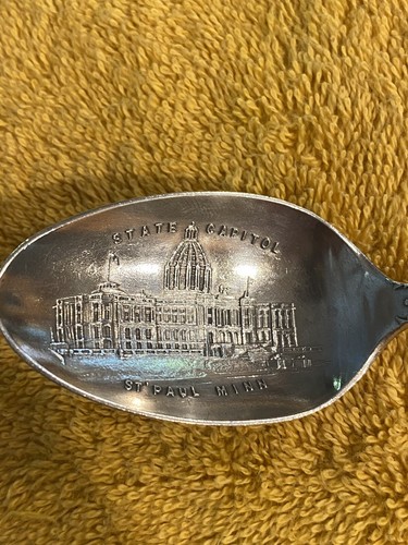 State Capitol St. Paul Minnesota Minneapolis Souvenir Spoon (S130)