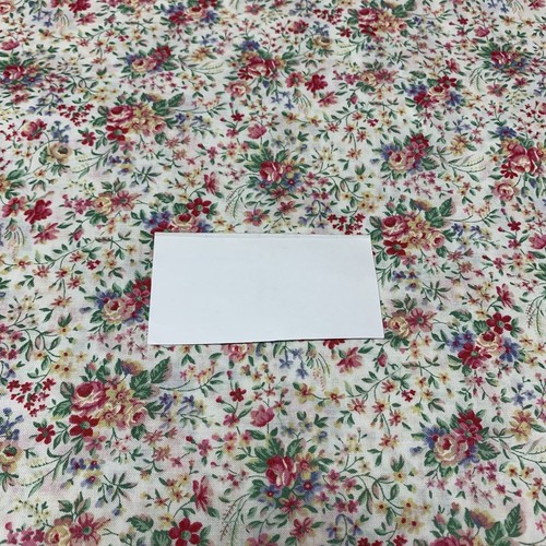 Country Floral Fabric By The Kesslers For Concord Pink Lavender Green Vtg 1+ Yds - Picture 11 of 19