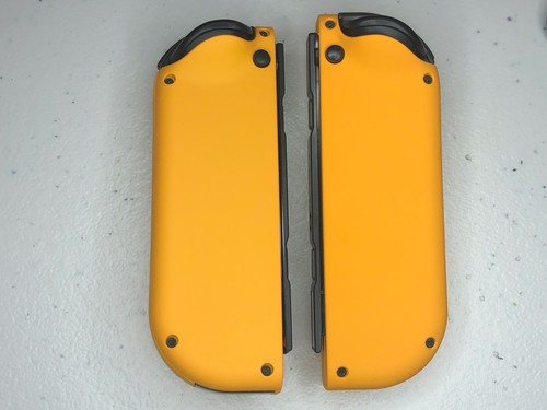 Nintendo Switch Custom Joy-Con Soft Touch Orange Joy Cons Controllers D-PAD - Picture 5 of 7