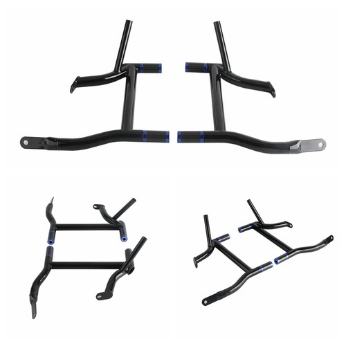 Saddlebag Guard Crash Bars w/ Sliders For Harley Touring Electra Glide Road King - Picture 7 of 17