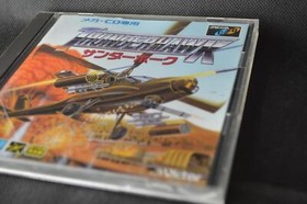 Thuder Hawk MEGA CD MCD game Disk, Manual, Box set, Working -f1114-