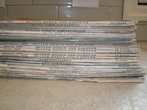 HUGE LOT OF 32 VINTAGE BETTER HOMES AND GARDENS MAGAZINES ALL 1930'S - Picture 2 of 18