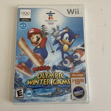 Wii Mario & Sonic at the Olympic Winter Games Vancouver 2010 Complete Tested