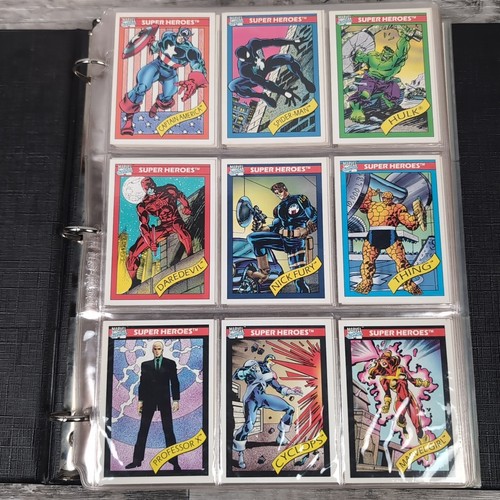 Set Base Completo Impel Marvel Universe Serie 1 e 2 + Serie 1 Holos 329 Carte - Foto 1 di 24