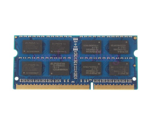 Elpida 4 GB 2Rx8 PC3-10600 DDR3 1333 Mhz memoria RAM SO-DIMM computer portatile per Intel #%^ - Foto 2 di 5