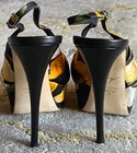 GIUSEPPE ZANOTTI⚡️Satin handkerchief knot peep toe slingback stilettos 36EU/6US — photo 8