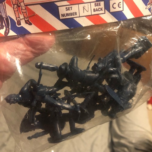 VERSIEGELTE TÜTE - 10 EA US 7TH CAVALRY DUNKELBLAU 60 MM - SCHÜTZENMODELLE - SET #N - Bild 21 von 22