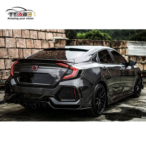 TT-ABC For Honda Civic 2016-2021 LED Tail Lights Assembly Sequential Signal DRL - Foto 19 di 19