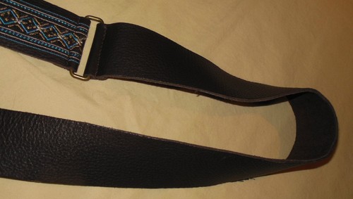 Fina Firenze Brand Leather Belt Brown Aztec Print S Womens New Original $28 Tags - Picture 5 of 7