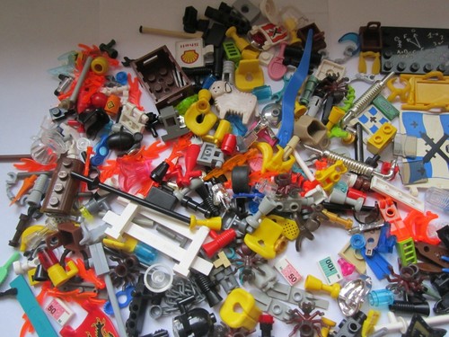 Lote de piezas de repuestos LEGO de colección paquete 500 g - figura cabeza cuerpo ladrillos - Imagen 12 de 12