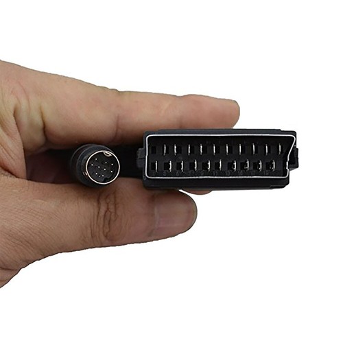 New 1.8 meter/ 6ft RGB Scart Lead Cable Fit For Sega Mega Drive 2 Games Consoles - Picture 2 of 5