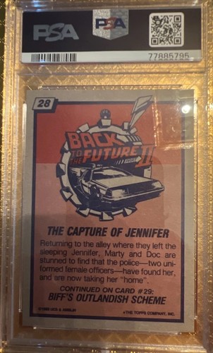 Pop 1 Back To The Future 89 Michael Fox PSA Graded 10 GEM Mint Marty Mcfly Doc - Picture 2 of 2