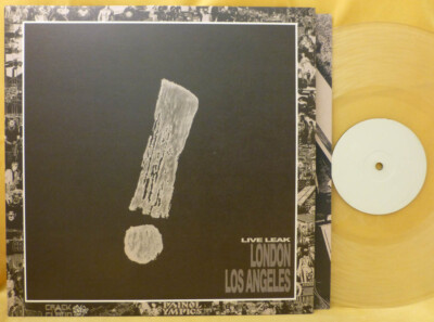 Crack Cloud Live Leak Clear Vinyl LP w Inner Canada 2020 Meat