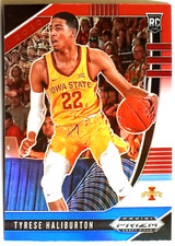 Tyrese Haliburton 2020 Panini Prizm Red White & Blue Prizm RC #50 - Pacers