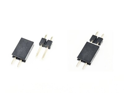 10 sets Micro Steckverbinder RM 2,54  2 Polig Stecker + Buchse Stromleiste #A153