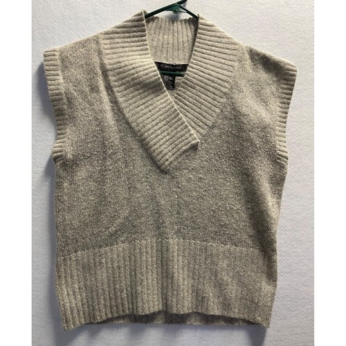 Vintage I B Diffusion Silk Angora Blend Sleeveless Sweater Wide Collar Medium - Picture 1 of 11