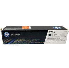 HP 126A Black Original LaserJet Toner Cartridge CE310A New Open Box Sealed Toner