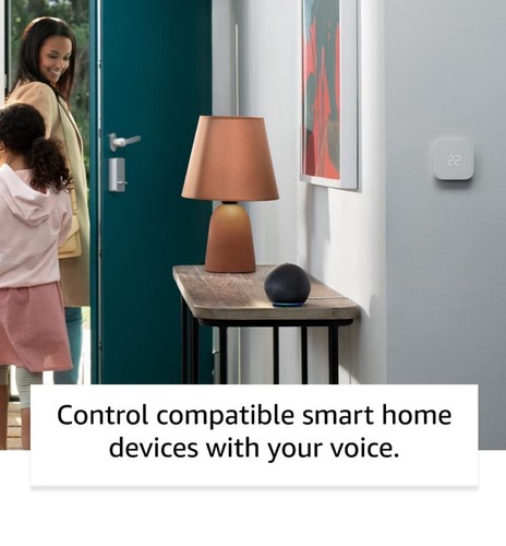 Echo Dot 5. Generation Smart Speaker mit Alexa - anthrazit 2022 BRANDNEU - Bild 3 von 5