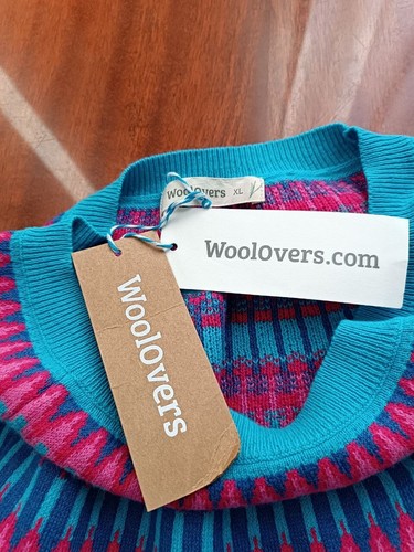 Woolovers Sweater with Geometric Pattern size XL NWT - Picture 9 of 9