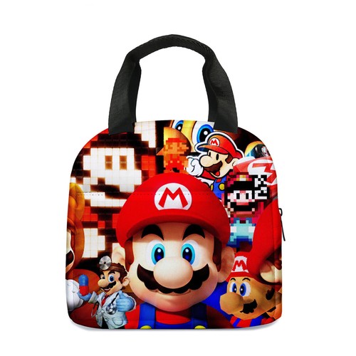 Kids Characters Lunch Bag Insulated Student Snack Food Picnic Box Storage Bag UK - Picture 15 of 110