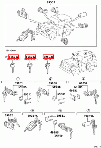 Genuine LandCruiser HZJ79 HZJ78 HZJ77 HZJ76 Levin AE92 Non Chip Blank Key - Picture 23 of 24