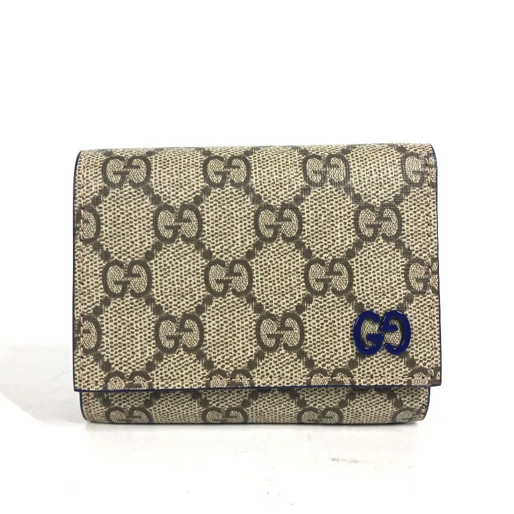 GUCCI 769225 GG Supreme GG details Compact wallet Trifold wallet Unused