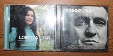 2 CD's ICON - Loretta Lynn  & Johnny Cash - VERY GOOD/Good