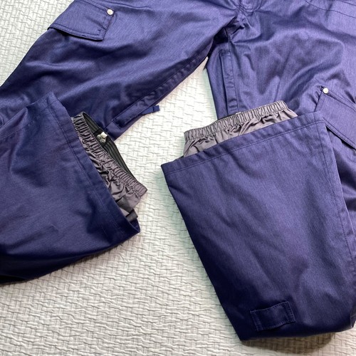 BURTON THE WHITE COLLECTION DRYRIDE Women’s Sz XS Snowboarding Ski Pants Purple - Picture 10 of 13