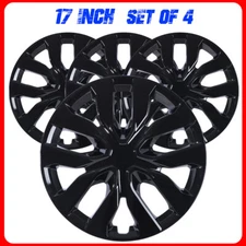 17" Set of 4 Wheel Covers Full Rim Snap On Hub Caps for 2014-2020 Nissan Rogue