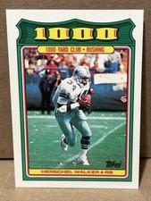 1988 Topps - 1000 Yard Club #15 Herschel Walker