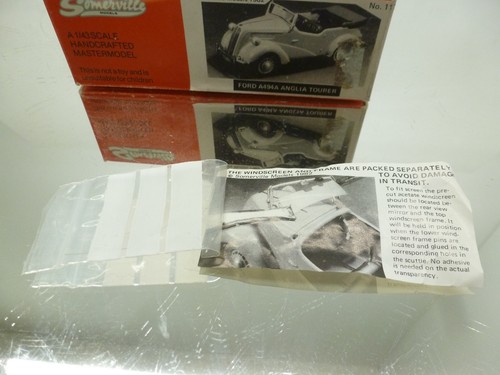 SOMERVILLE MODELS 117 FORD A29A ANGLIA TOURER OPEN - CREAM 1:43 - GOOD IN BOX - Imagen 2 de 10