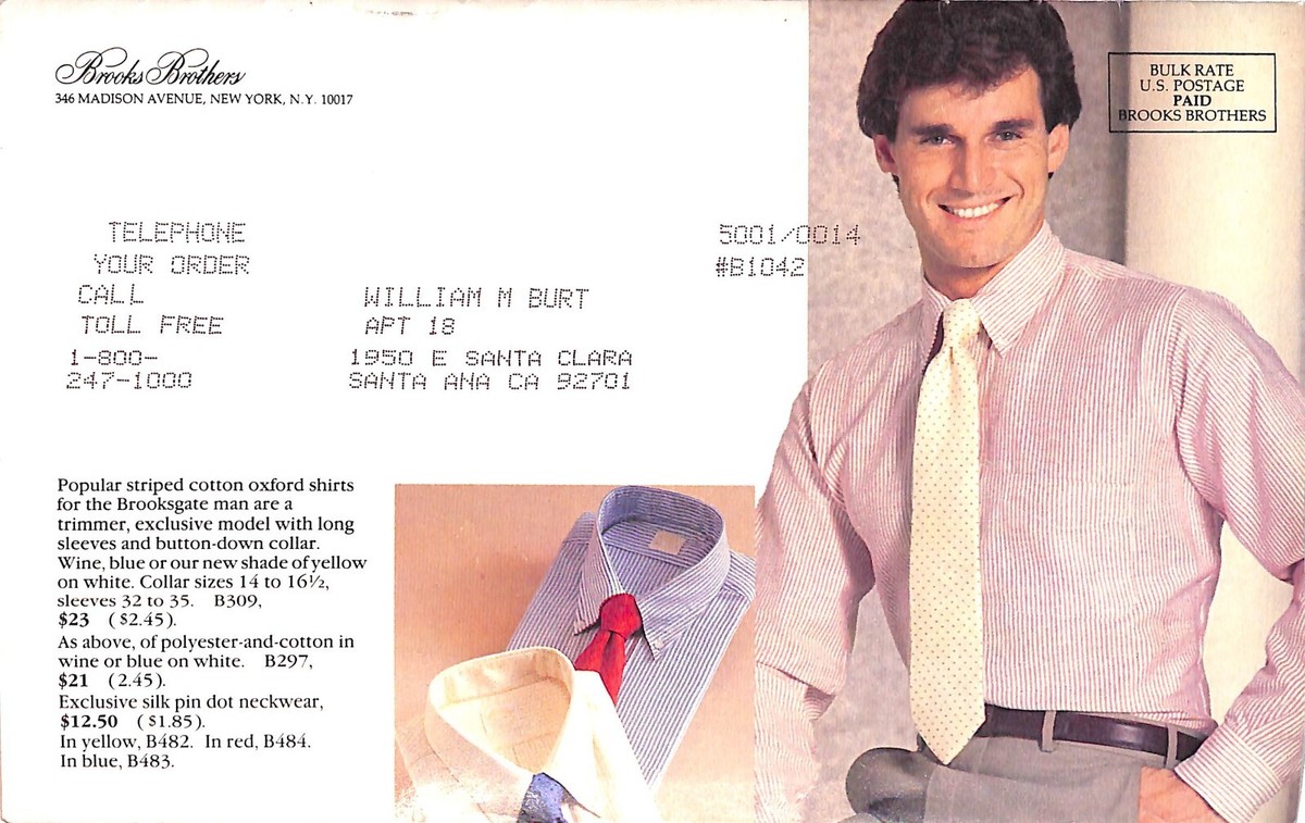 Brooks Brothers Spring 1984 Brooksgate Catalog