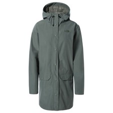 The North Face Women’s Woodmont Rain Jacket - Agave Green, Outerwear
