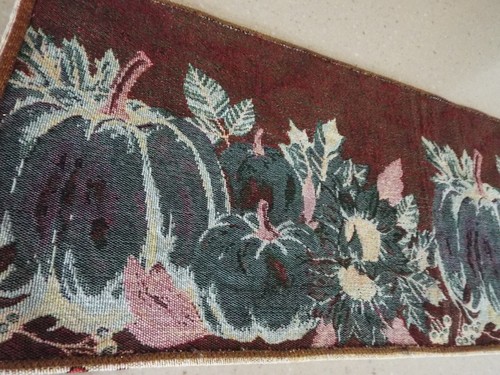 Kürbis Wandteppich Tischläufer Mehrfarbig 12 x 66 Zoll Wendbar - Bild 4 von 12