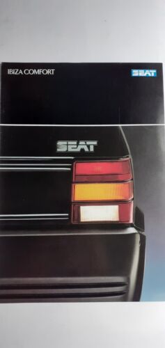 Seat: Ibiza Comfort (Prospekt); 1988 (Großbritannien) - Afbeelding 1 van 2