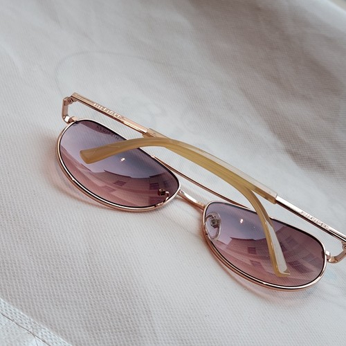 Tommy Hilfiger "Lindsay" WM OL275 Aviator Sunglasses Copper Tone Pink Gradient - Picture 17 of 23