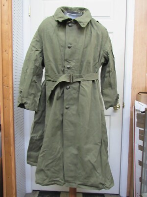 50s French Military Motorcycle Coat 古着 Post WW2 French Calvary Motorcycle Coat Dispatch Rider 1950s